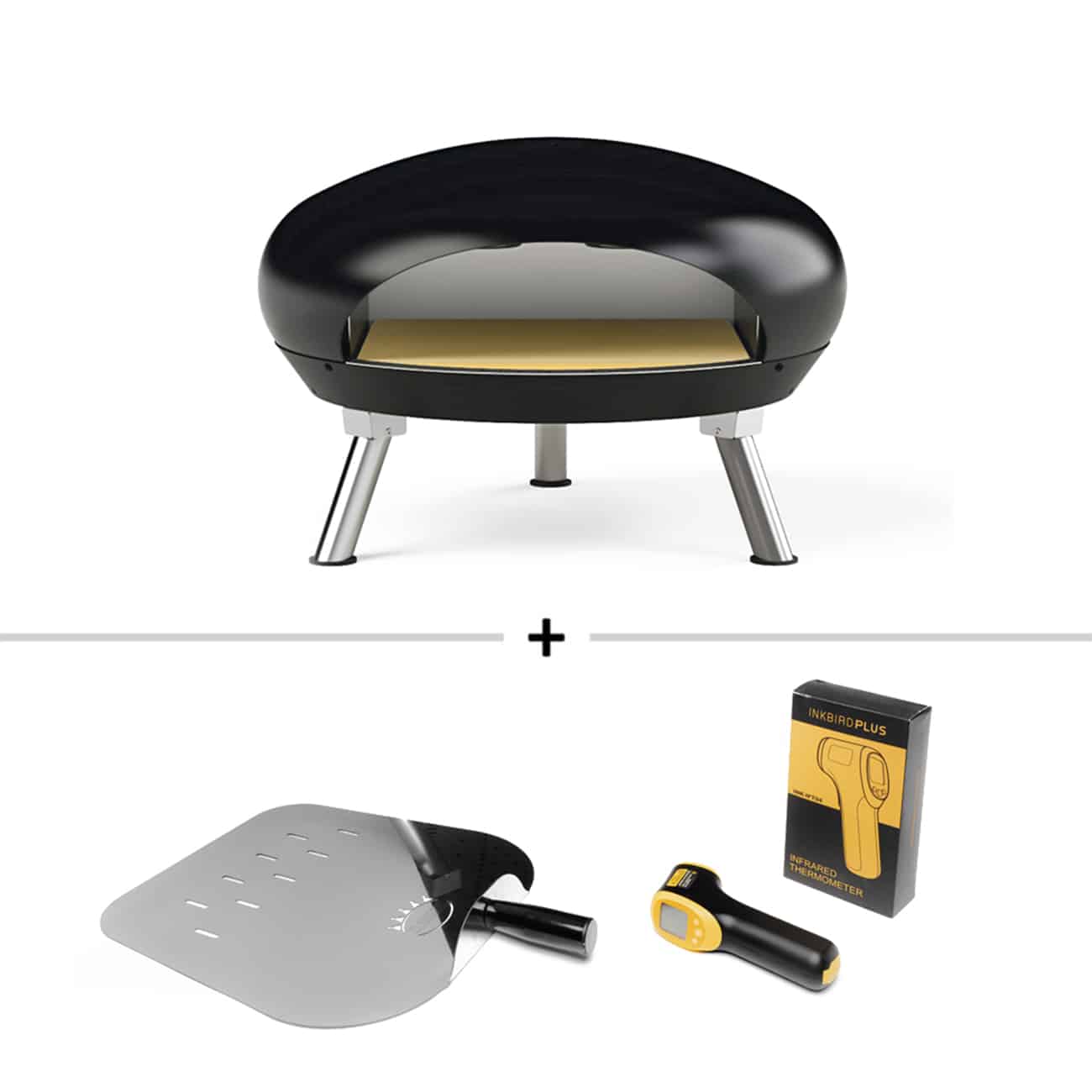 Clementi Crosti Portable Electric Pizza Oven + Peel & Heat Gun