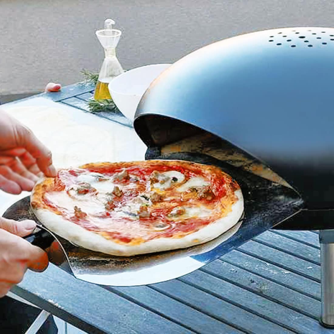 Clementi Crosti Portable Electric Pizza Oven + Peel & Heat Gun